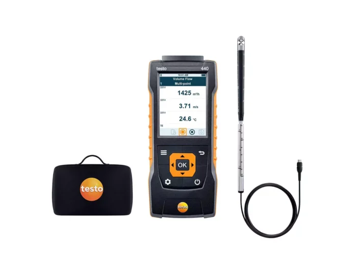 testo 440 - Set con sonda de molinete de 16 mm - Imagen 1