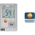 testo 174 H - Mini registrador de datos de temperatura y humedad con Bluetooth® y conexión a la App