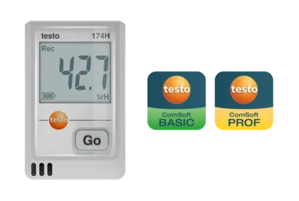 testo 174 H - Mini registrador de datos de temperatura y humedad con USB-C
