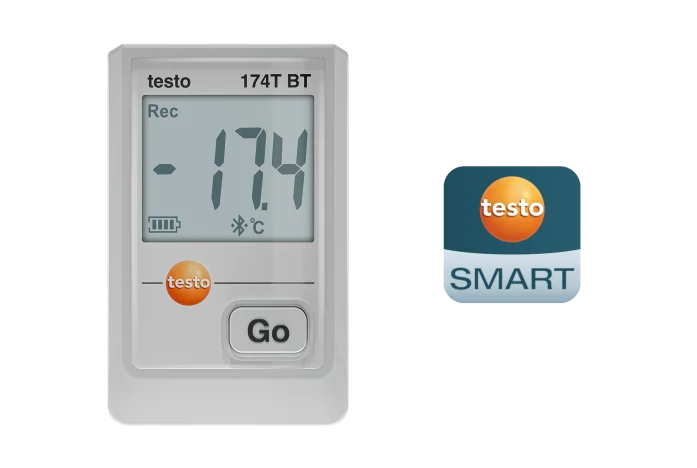 testo-174T-BT-w testo 174 T BT - Mini registrador de temperatura con Bluetooth® y conexión a la App - Imagen 1